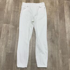 Womens Lands’ End White‎ Pull On Stretch Pants